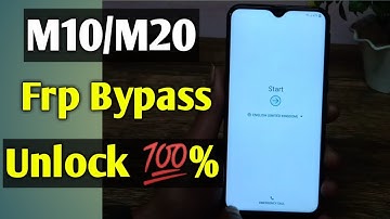 Samsung M10/M20 Frp Bypass Google Account Unlock 💯% New Method 2019