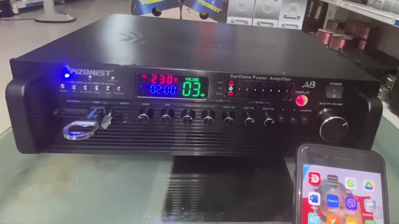 Hướng dẫn chỉnh âm ly nuôi chim yến pizonest . Lh 0933519656 - 0898297678