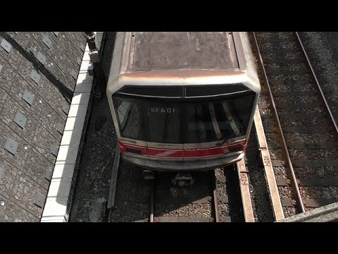 東京メトロ 02系（02-101F）トップビュー  丸ノ内線　屋上資料