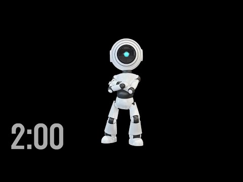 2 Minute Countdown Timer (with Music) | Robot Dance