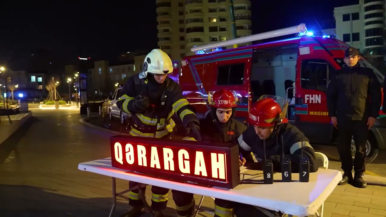 Fövqəladə Hallar Nazirliyi tərəfindən metroda təlim keçirilib