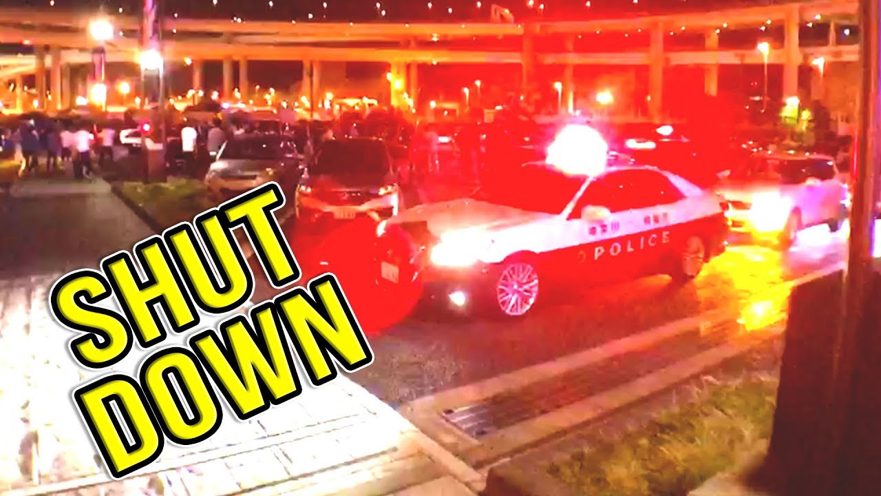 SHUT DOWN BY POLICE - Daikoku Futo PA | Japan Car Meet - YouTube