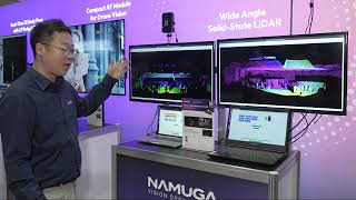 NAMUGA Demonstration of the Stella120 and 180 -  Wide-Angle Solid-State LiDAR Modules