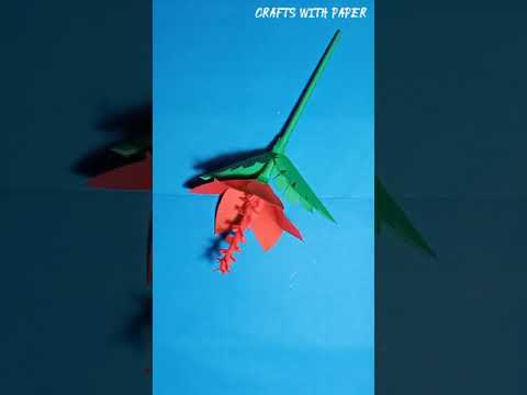 How To Make Flower With Paper Hand Craft Paper Easy Diy Home Decor