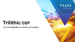 Trilithic DSP-2-Uso tecla funcion en menus principales