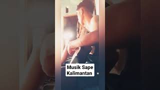 instrumen musik sape kalimantan borneo