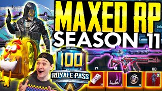 MAXED S11 ROYALE PASS! ANIMATED MYTHIC OUTFIT, GUN, SKINS, + CHICKEN BACKPACK!