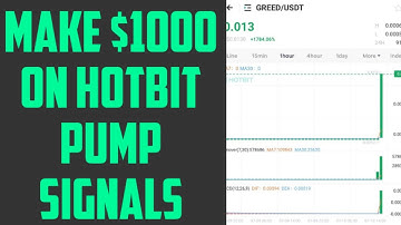 make $1000 on hotbit pump signals