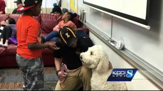 Fourth-graders raise money for district's first therapy dog