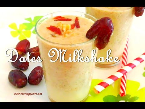 dates-milkshake-recipe-|-homemade-dates-milkshake-|-healthy-drinks-recipe