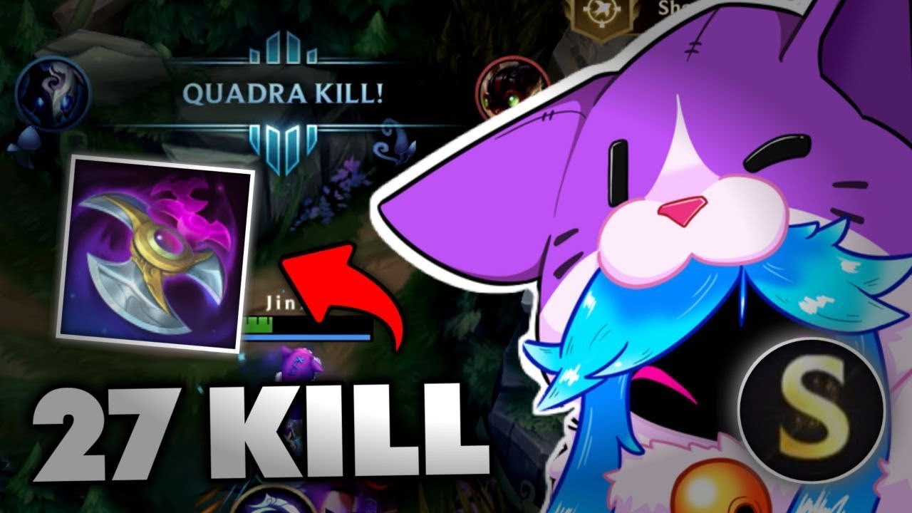 WILD RIFT | KINDED NEW BUILD OP FOR JUNGLE ( 27 KILL ) SEASON 19