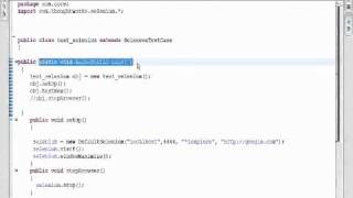 Eclipse_setup_for_seleniumRC_Part3.wmv