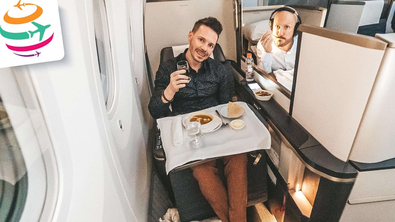 Mit der Gulf Air 787-9 Business Class nach Frankfurt | YourTravel.TV
