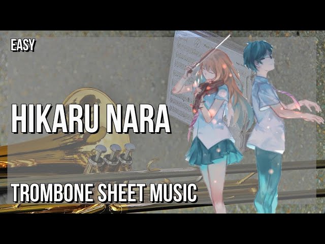 Hikaru Nara Trombone Sheet music for Trombone (Solo)