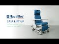 Gaa liftup le fauteuil de soins  hauteur variable et made in france 