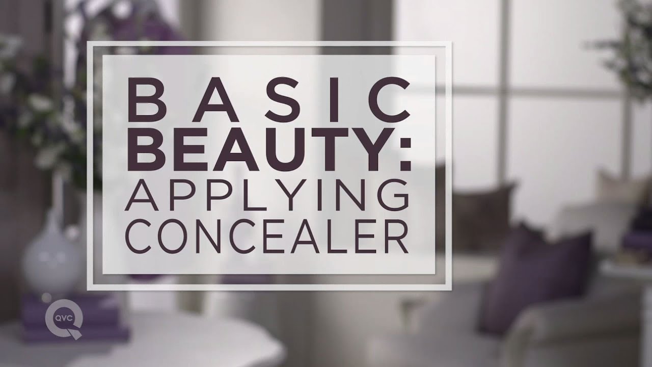 How to Apply Concealer Basic Beauty on QVC YouTube