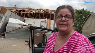 Iowa woman recounts the moments before, during and after a tornado hit her Bondurant home