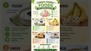 Stomach-Friendly Foods That Improve Digestion | Reduce Bloating, Acidity & Indigestion Naturally