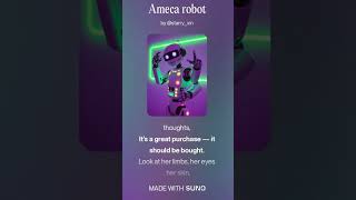 Ameca robot song with new words B2 - C1 #english #englishlearning #englishsongs #englishlistening
