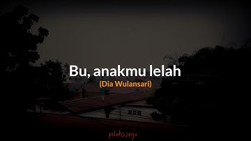 Pelukis senja | Bu, anakmu lelah (Dia Wulansari)