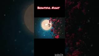 Beautiful Night  moon aesthetic scenery peace darkness horror beauty of viral drawing
