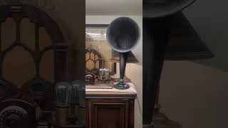 RCA UZ-1325 horn speaker in operation - Antique Radio Forums