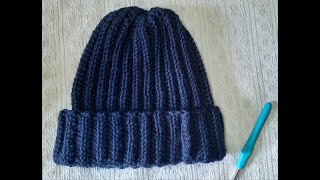اسهل واسرع ايس كاب كروشيه رجالى ، حريم،  اطفال How to crochet easy and quick hat