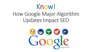 Know! How Google Major Algorithm Updates Impact SEO