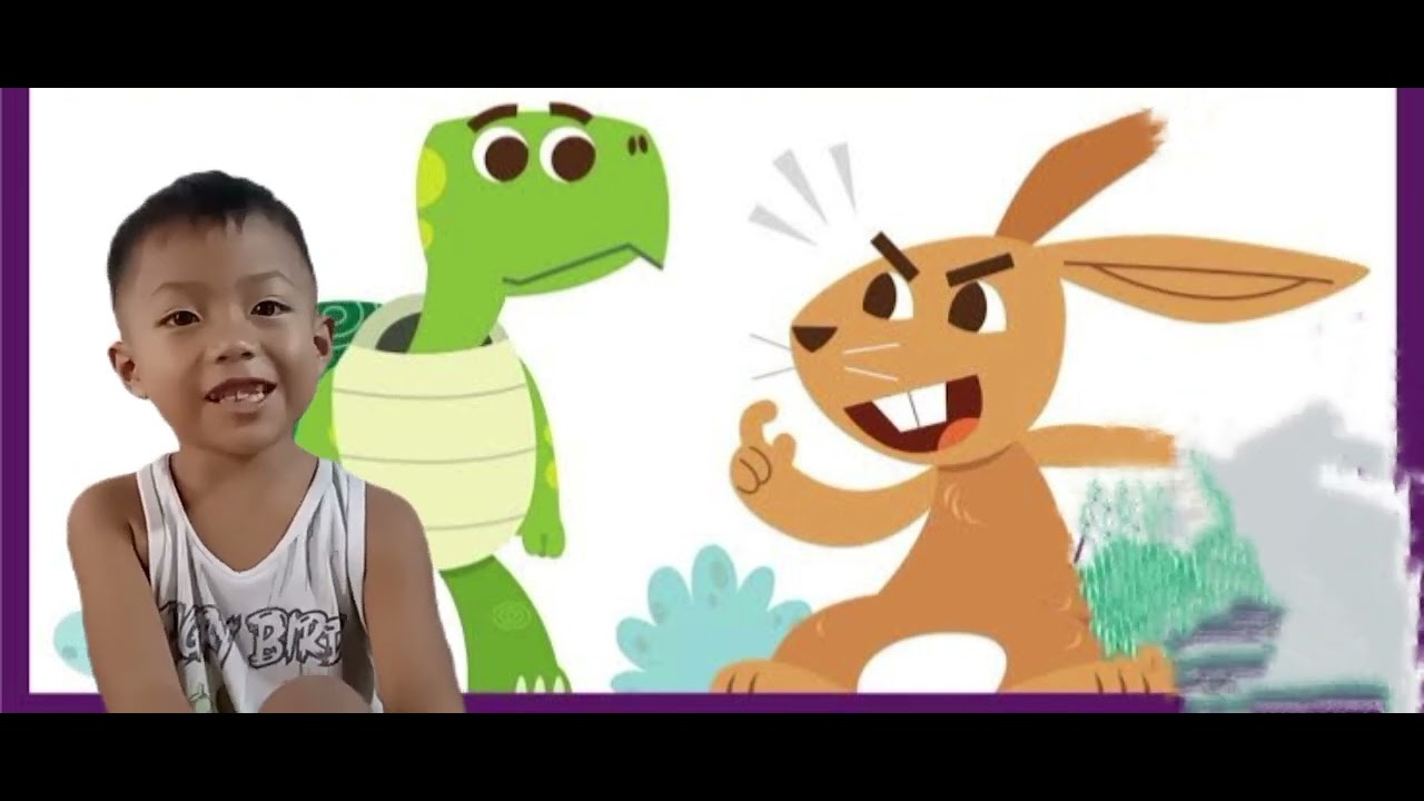 ANG KARERA NI PAGONG AT KUNEHO - Mattheios Lincoln @3years old