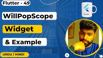 WillPopScope Widget Handle Back Press in Flutter || Jawad Aslam