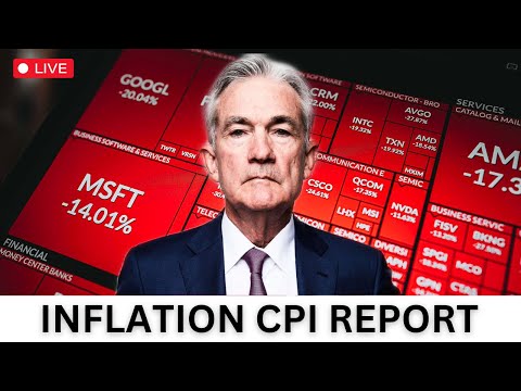 (LIVE NOW) NEW CPI DATA INFLATION REPORT...