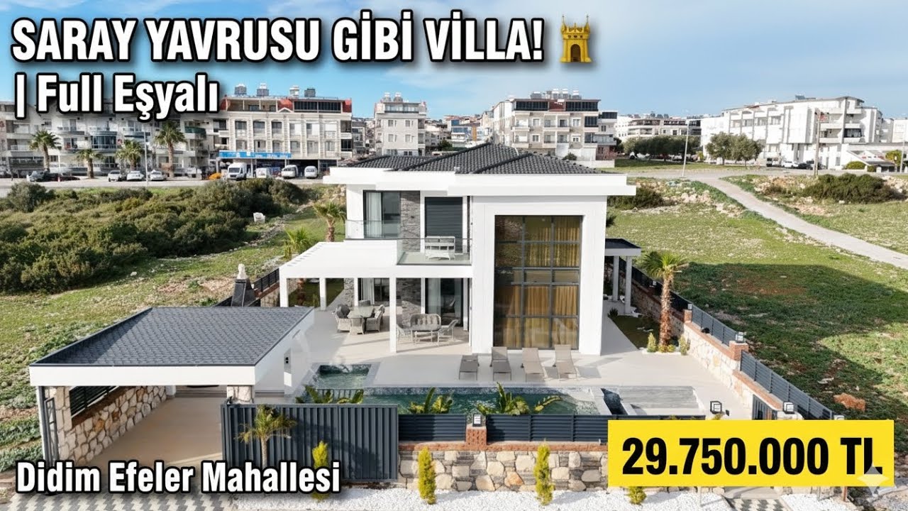 ✨ EFELER MAHALLESİ’NDE LÜKSÜN ZİRVESİ – FULL DENİZ MANZARALI, ÖZEL HAVUZLU PRESTİJ VİLLA ✨