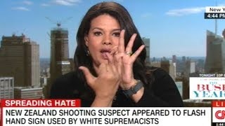 CNN RUNS STORY ON "WHITE POWER HAND SIGN"