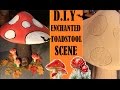DIY ENCHANTED TOADSTOOL SCENE- Painting and Decorating Terracotta