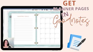 Add Planner Layouts To A Digital Planner In Goodnotes