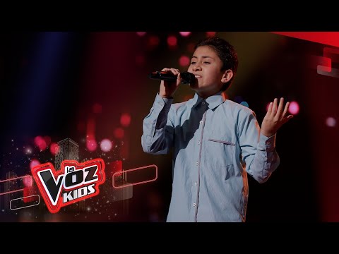 Isaac canta 'Vivir así es morir de amor' | La Voz Kids Colombia 2022