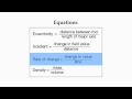 Earth Science Equations Quiz