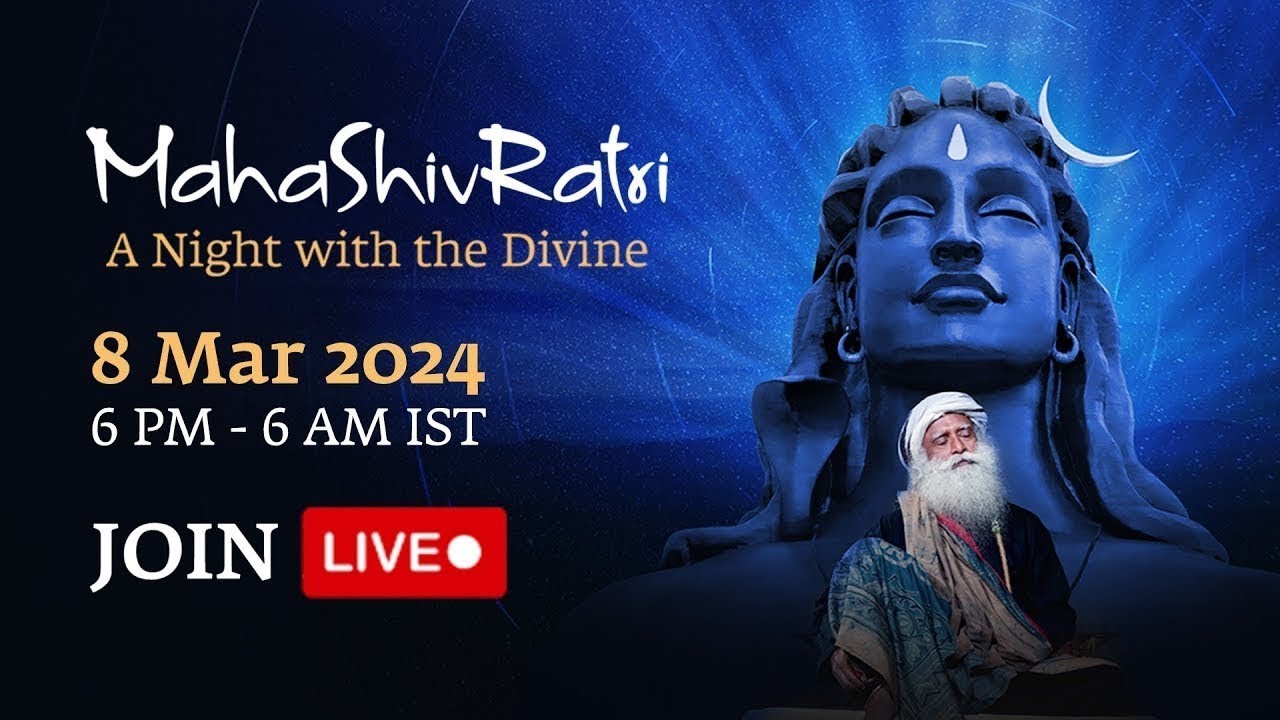Maha ShivRatri 2024 LIVE With Sadhguru Isha Mangli Shivarathri Song