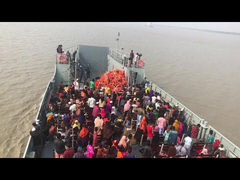 Rohingya refugees packed on boat by Bangladesh to remote island | AFP