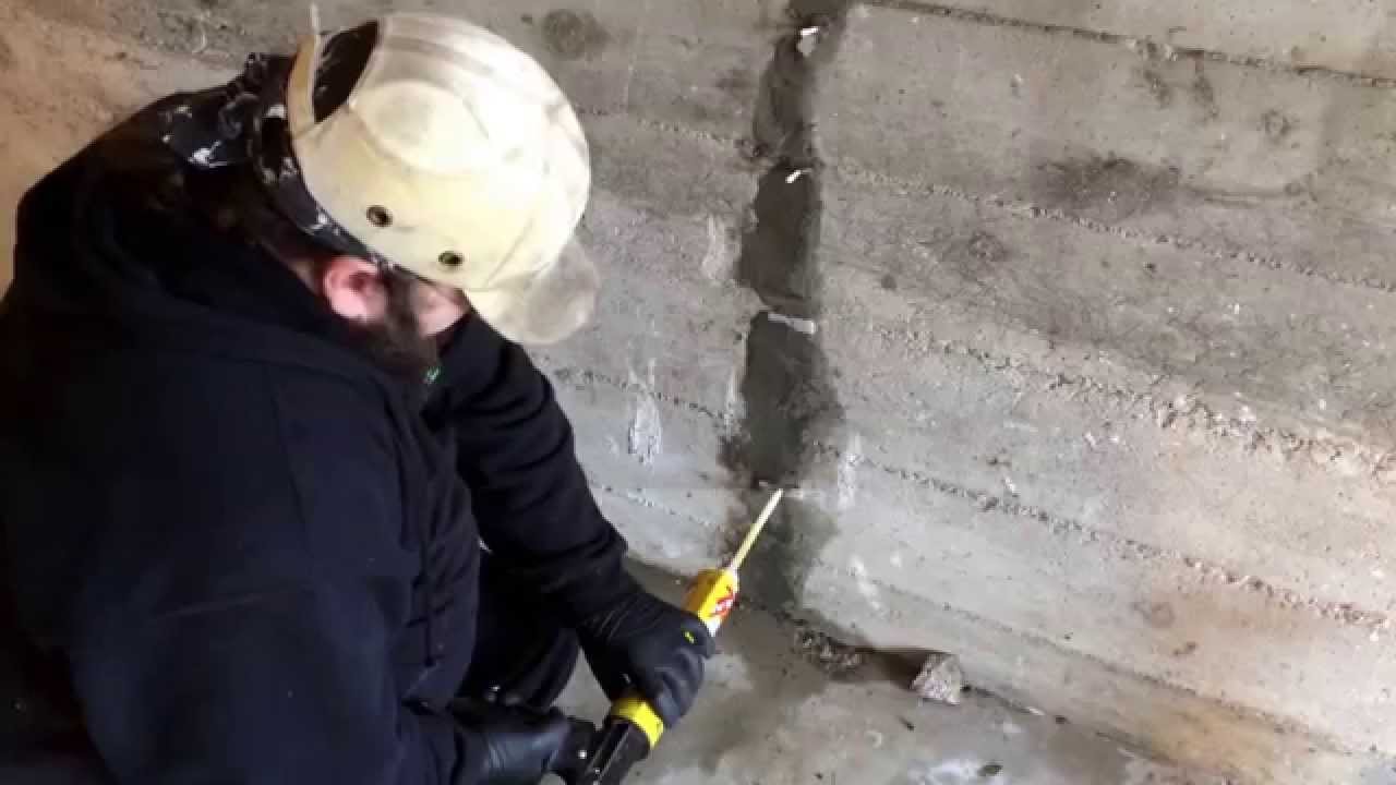 Seal Wet Leaky Cracks Fast Permanent Sika Sikadur Victoria BC YouTube