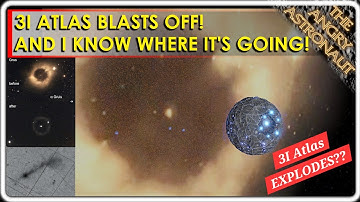 Did 3I Atlas just explode?  PLUS, I know where it