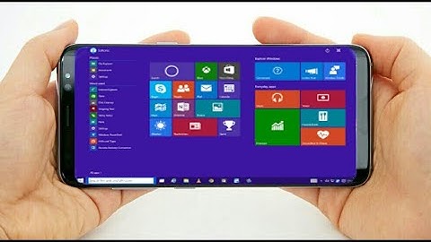 How to run windows xp/95/7/8/8.1/10 on android