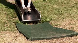 Outdoor Slide Landing Mats for Playgrounds - Shop Playground Mats Now: https://www.greatmats.com/playground-flooring.php

Outdoor slide landing mats are a great addition to any playground. These large and heavy rubber mats can be placed at the end of a slide to prevent erosion of the ground at the landing area. They also offer traction and safety for those using the slide. 

Just drag or carry the mats and place them under the end of the slide and shift them into place if necessary. Multiple dimensions, weights and colors are available from Greatmats!

#PlaygroundSlideMat #RubberPlaygroundMats