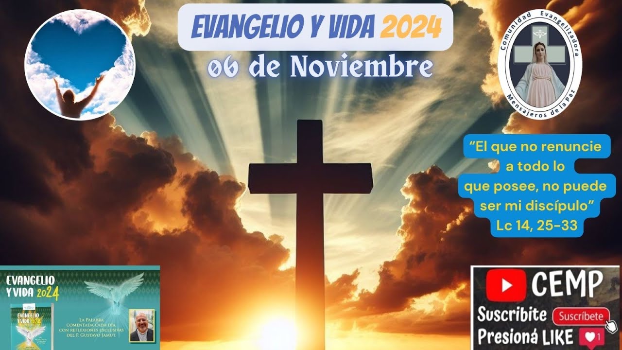 Reflexión Evangelio, Miércoles 06 de Noviembre del 2024, P. Carlos