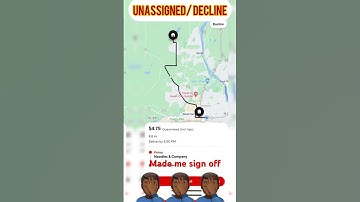 Unassign/ Decline kiss my ass #doordash