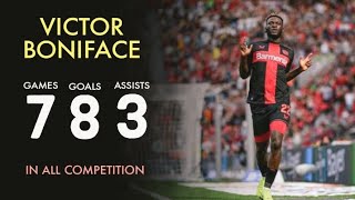 Victor Boniface all Goals and Assist this season