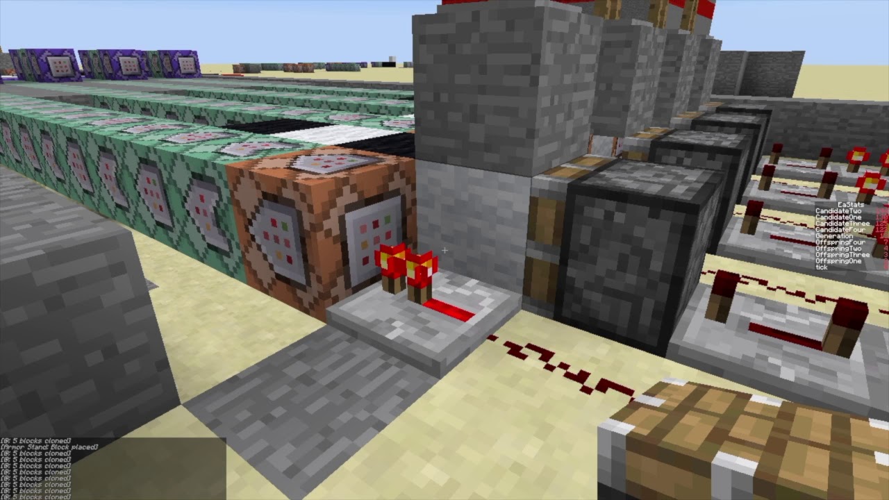 Evolutionary Algorithms in Minecraft - YouTube