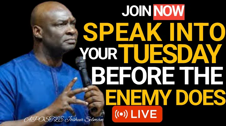 (Tuesday, 9th December, 2025) Speak Into Your Tuesday Before The Enemy Does - Apostle Joshua Selman