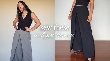 How to sew your new favorite cool girl trousers