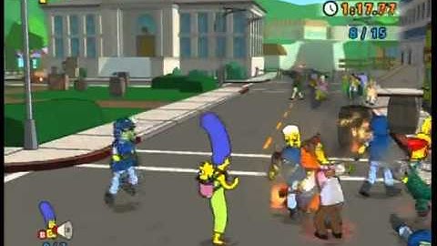 The Simpsons Game Mob Rules Time Challenge
